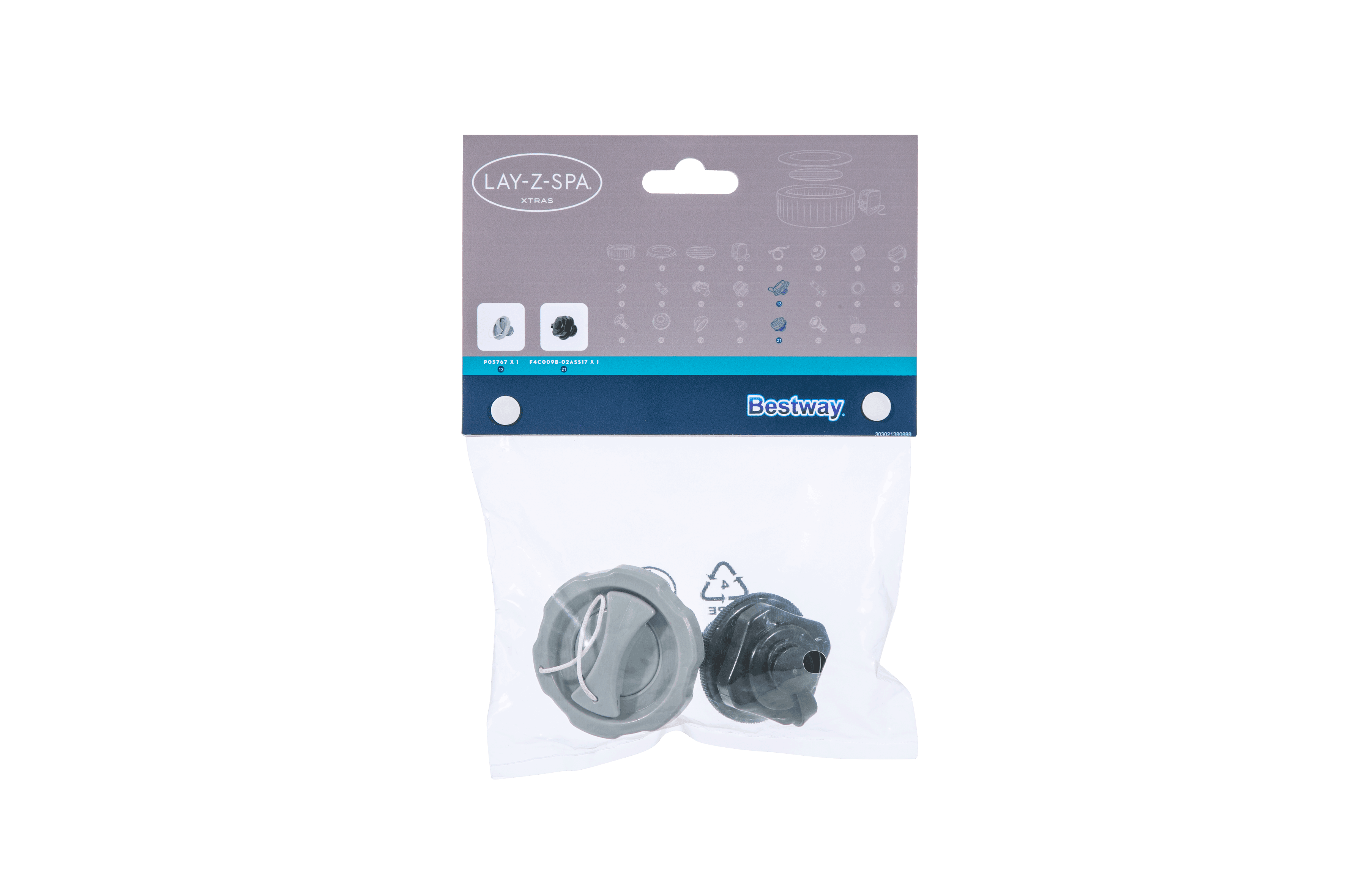 Ricambi idromassaggi Kit valvole a vite per idromassaggio Bestway 1