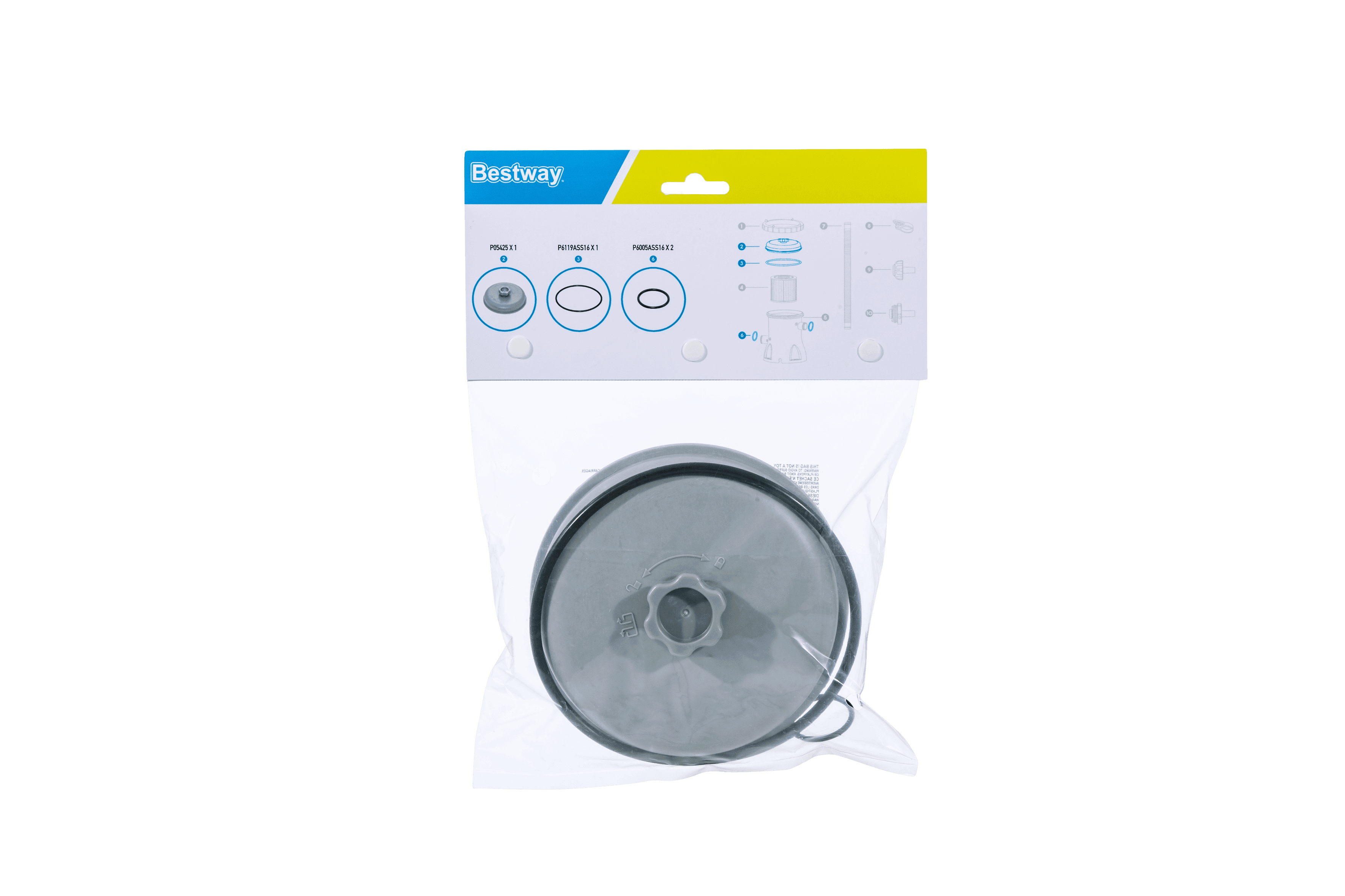 Ricambi pompe filtro Kit guarnizioni e coperture per pompe filtro da 2006 a 5678 l/h Bestway 1