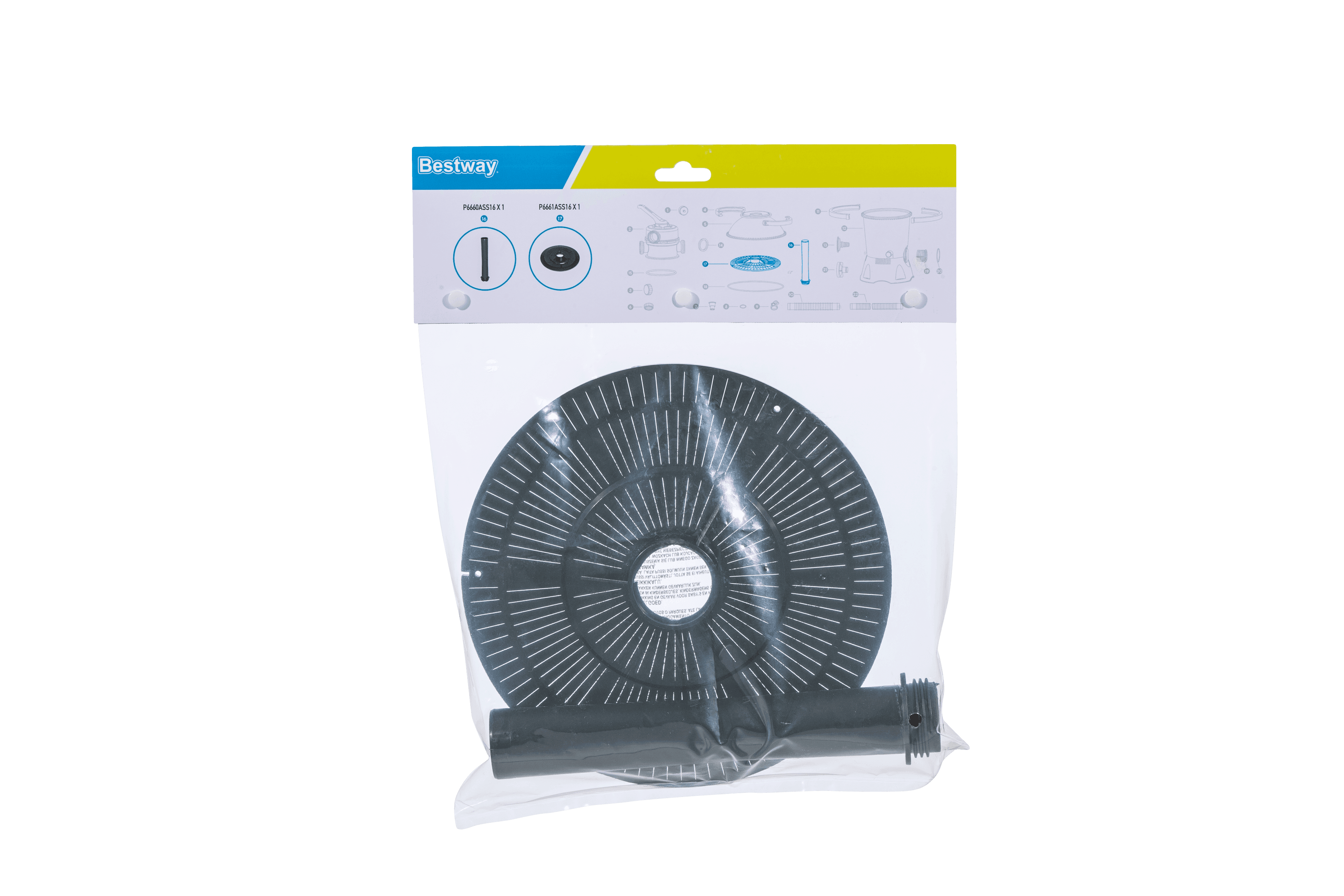 Ricambi Piscine e Spa Tubo centrale + filtro d'ingresso per filtro a sabbia da 2006 l/h Bestway 1