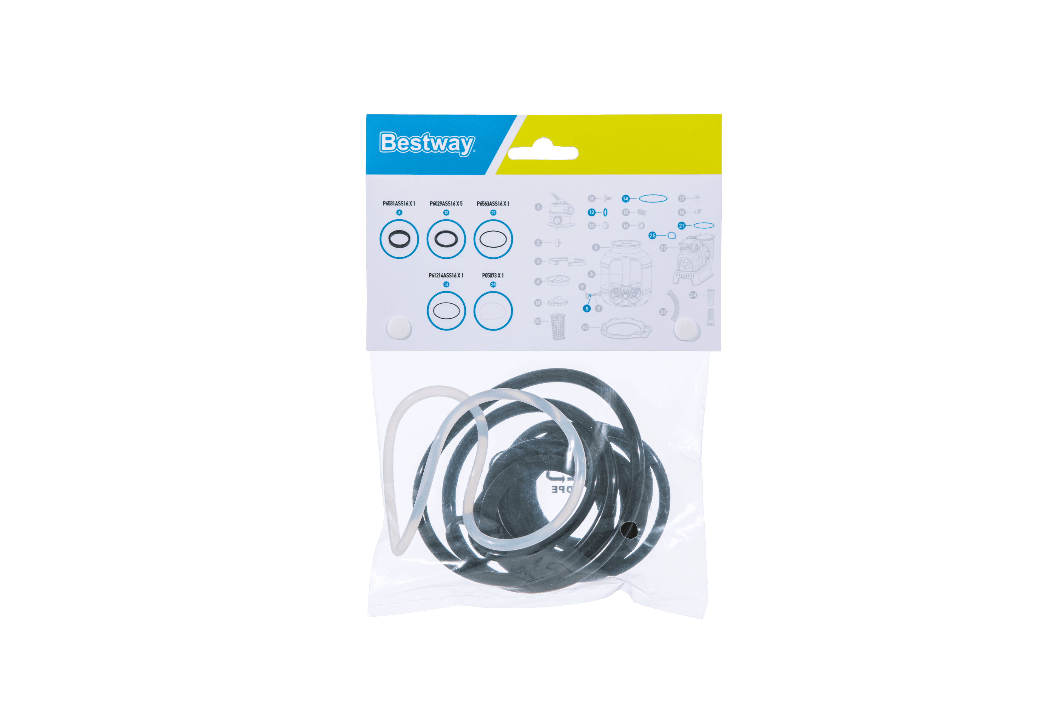 Ricambi pompe filtro Kit Guarnizioni per filtri a sabbia da 3785/5678 e 8327 l/h Bestway 1