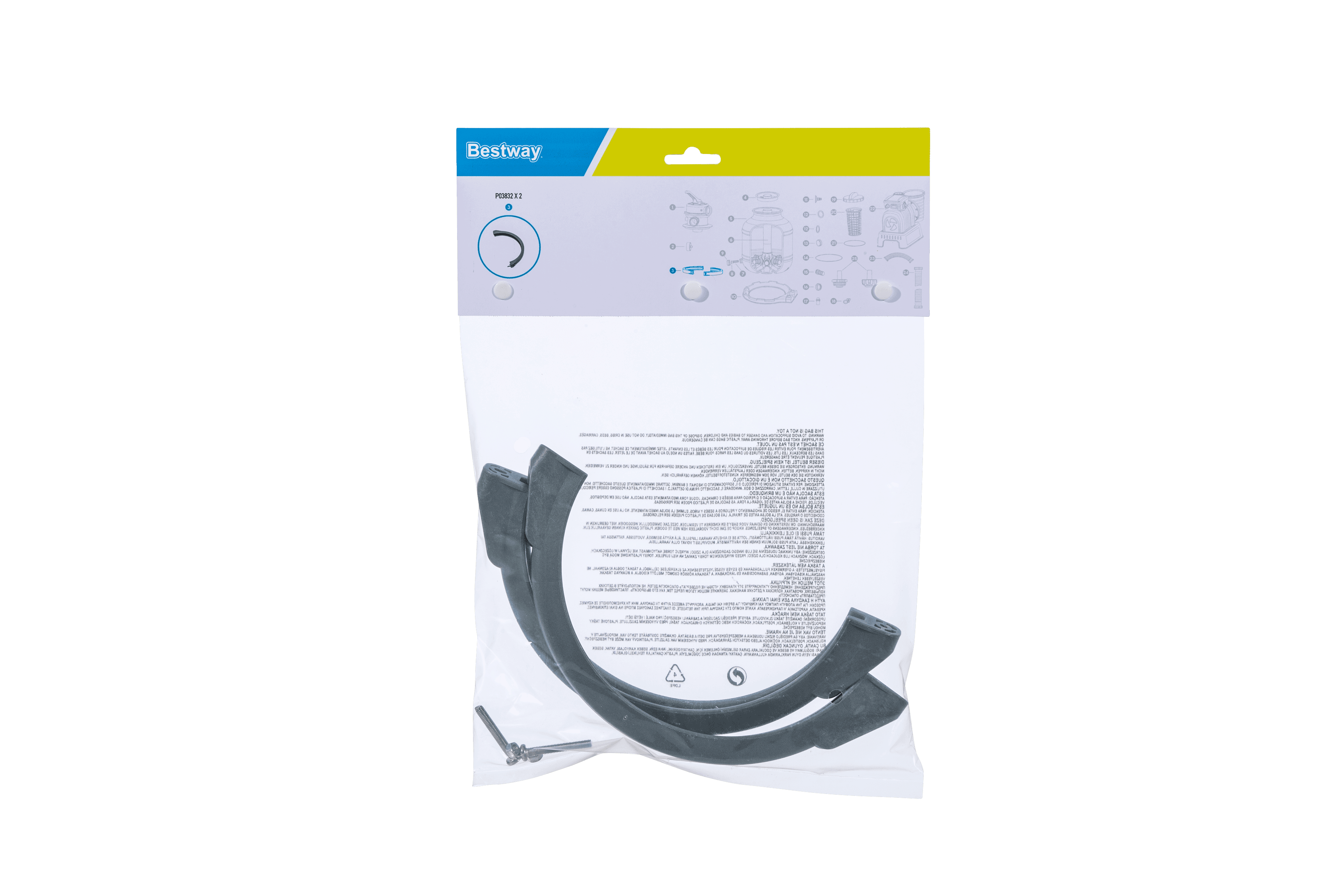 Ricambi Piscine e Spa Morsetto per pompa filtro a sabbia da 3785 l/h a 11355 l/h Bestway 1