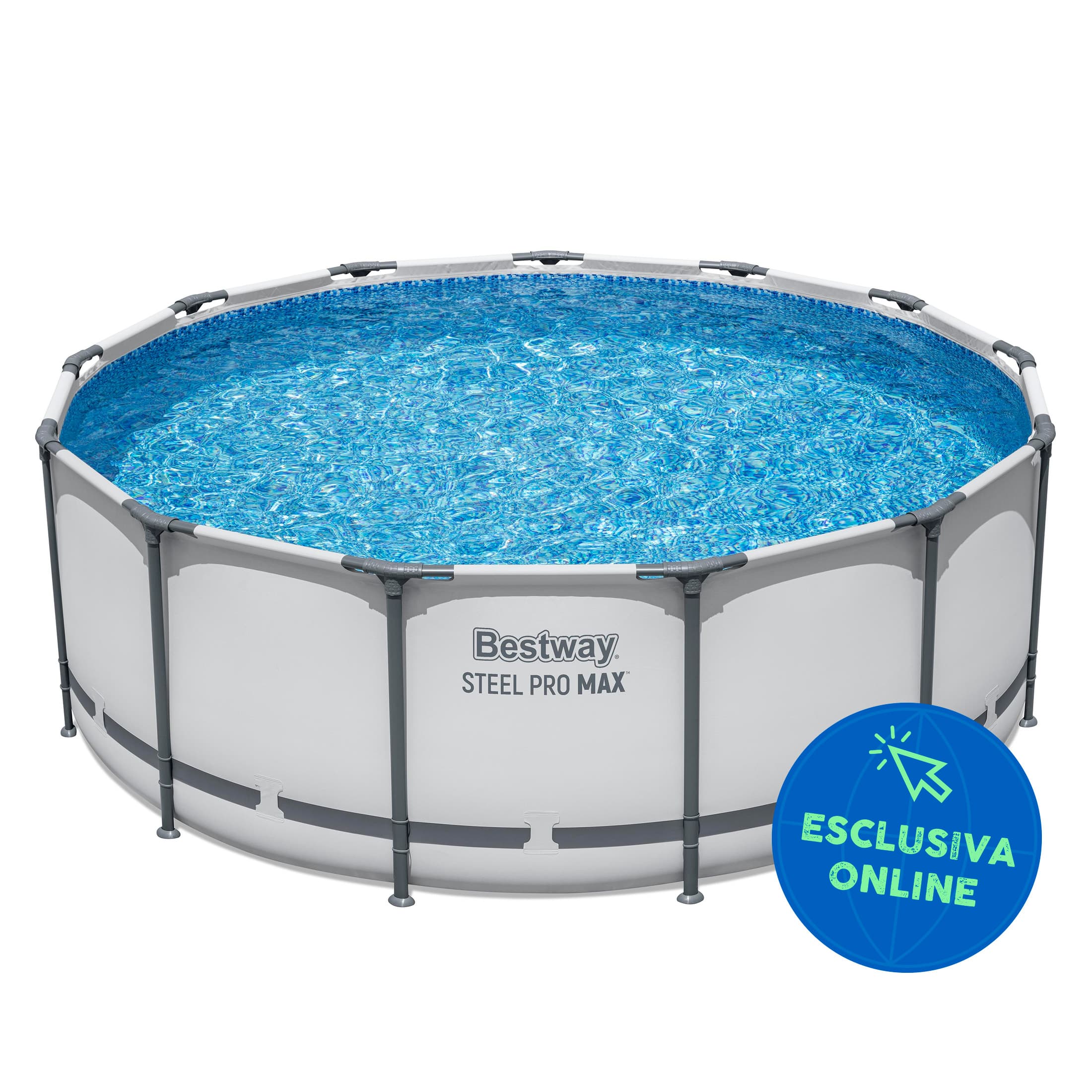 Piscine fuori terra Piscina solo struttura da 396x122 cm - grigio chiaro Bestway 1