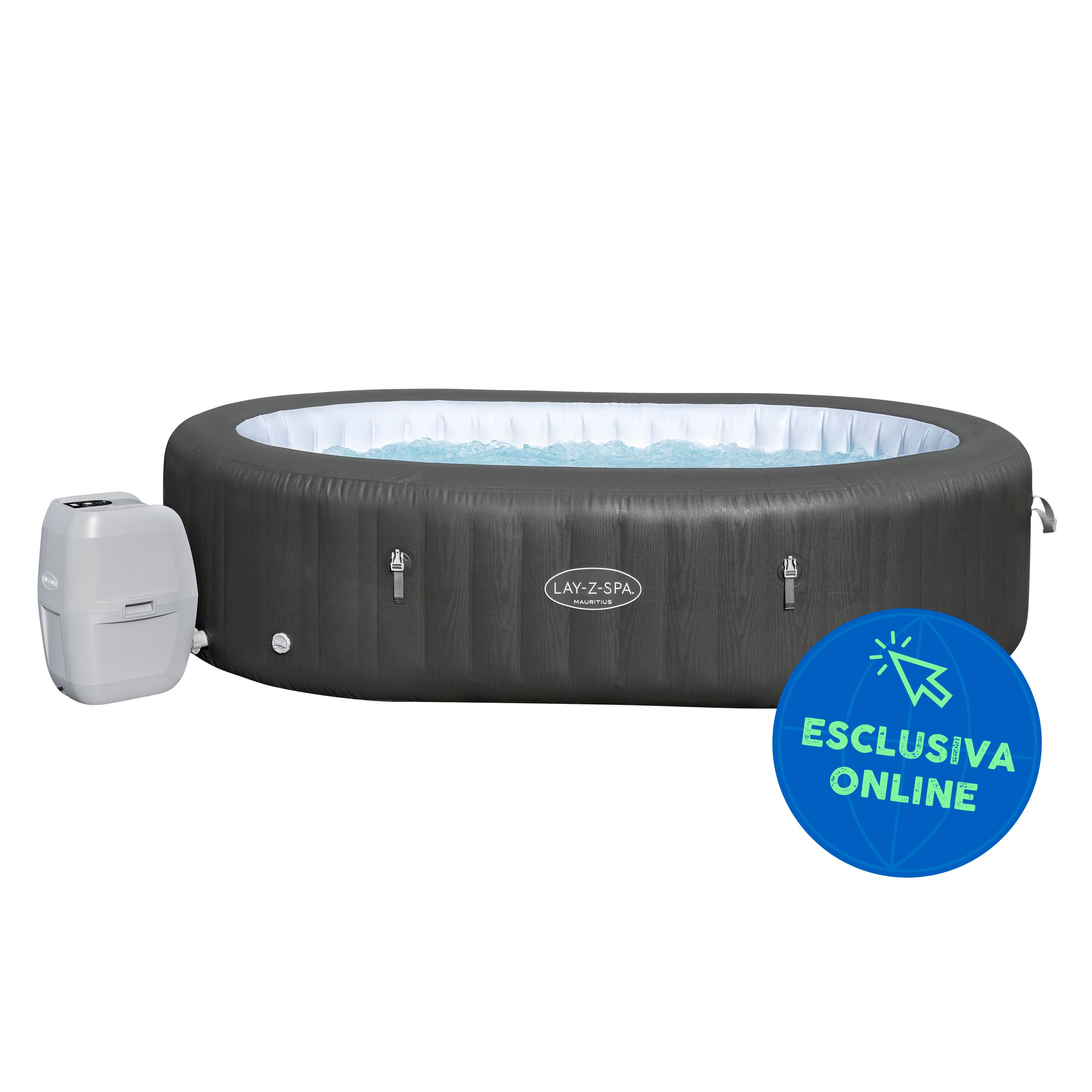Idromassaggi Lay-Z-Spa Idromassaggio gonfiabile Lay-Z-Spa Mauritius AirJet 5-7 persone con app Bestway 1
