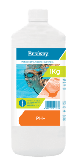 Trattamento chimico dell'acqua Correttore pH-  da 1 kg Bestway 1