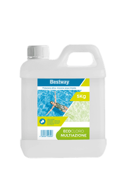 Trattamento chimico dell'acqua Eco-cloro multiazione per piscina, 5 kg Bestway 1