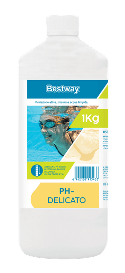Trattamento chimico dell'acqua Correttore pH- delicato da 1 kg Bestway 1