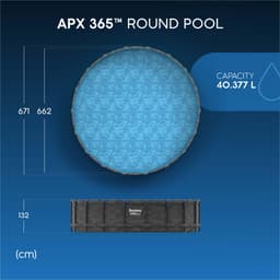 Piscine fuori terra Piscina solo struttura e liner APX 365 da 671x132 cm Bestway 8