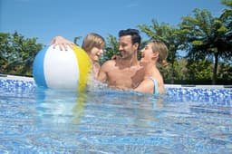 Piscine fuori terra Piscina solo struttura - 366x122 cm grigio chiaro Bestway 3