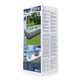 Piscine fuori terra Set piscina da 549x274x122 cm rattan grigio Bestway 9