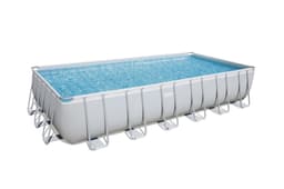 Piscine fuori terra Set piscina da 732x366x132 cm grigio chiaro Bestway 2