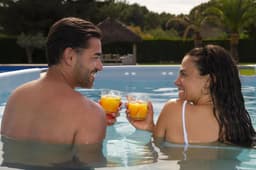 Piscine fuori terra Set piscina da 732x366x122 cm effetto legno scuro Bestway 6