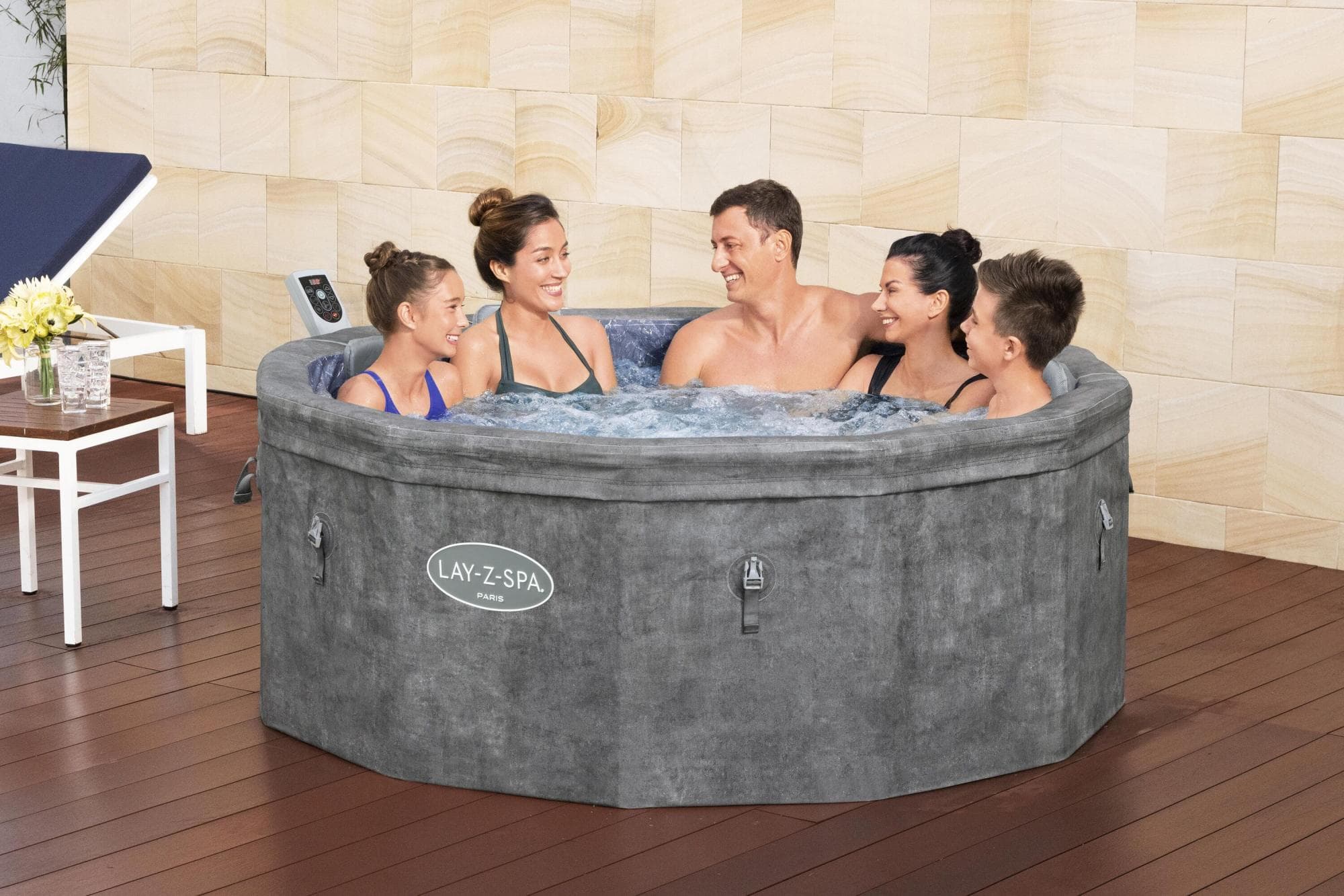 Idromassaggi gonfiabili Lay-Z-Spa Idromassaggio semirigido Lay-Z-Spa Paris AirJet Plus 4-6 persone Bestway 2
