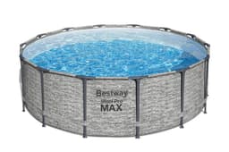 Piscine fuori terra Piscina solo struttura effetto pietra - 427x122 cm Bestway 1