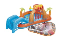 Giochi gonfiabili per bambini Playcenter gonfiabile con scivolo a forma di vulcano Bestway 2