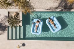 Gonfiabili mare per adulti Materassino gonfiabile da mare Sun-Kissed con portabicchieri Bestway 7