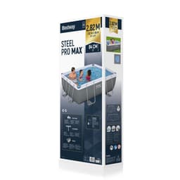 Piscine fuori terra Set piscina grigio scuro da 282x196x84 cm Bestway 7