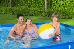 Piscine fuori terra Set piscina fuori terra rettangolare Steel Pro da 300x201x66 cm blu Bestway 4
