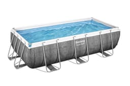 Piscine fuori terra Set piscina da 404x201x100 cm rattan grigio Bestway 2