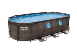 Piscine fuori terra Set piscina da 549x274x122 cm rattan marrone Bestway 2
