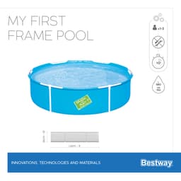Giochi gonfiabili per bambini Piscinetta per bambini con struttura rigida da 152x38 cm Bestway 7