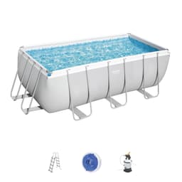 Piscine fuori terra Set piscina fuori terra rettangolare da 412x201x122 cm Bestway 1
