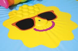Giochi gonfiabili per bambini Playcenter gonfiabile con scivolo a forma di isola Bestway 3