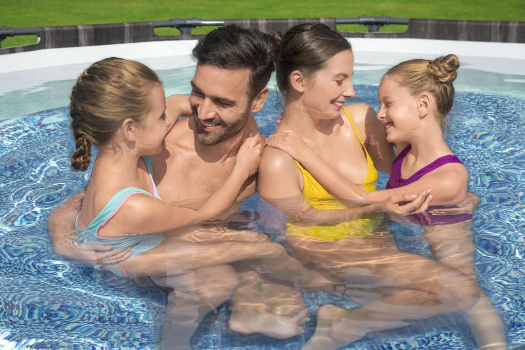 Piscine fuori terra Piscina solo struttura effetto legno scuro - 427x107 cm Bestway 5
