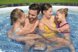 Piscine fuori terra Piscina solo struttura effetto legno scuro - 427x107 cm Bestway 5