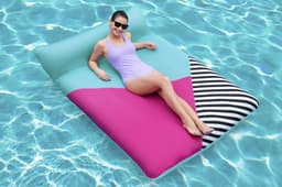 Gonfiabili mare per adulti Materassino gonfiabile Blissful Drifter in tessuto  Bestway 2