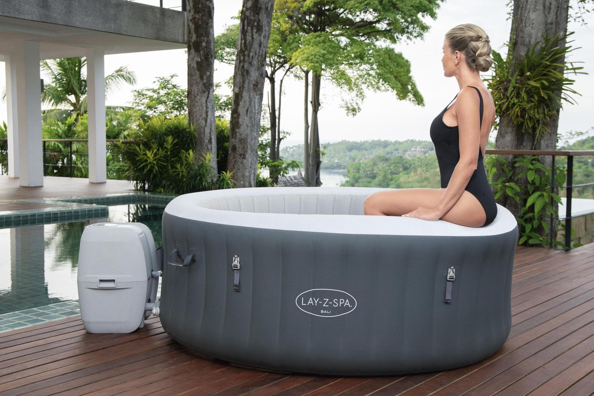 Idromassaggi gonfiabili Lay-Z-Spa Idromassaggio gonfiabile Lay-Z-Spa Bali AirJet 2-4 persone Bestway 2