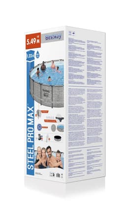 Piscine fuori terra Set piscina da 549x122 cm effetto pietra Bestway 6