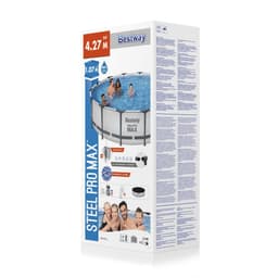 Piscine fuori terra Set piscina da 427x107 cm grigio chiaro Bestway 7