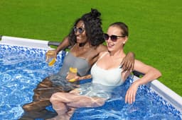 Piscine fuori terra Piscina solo struttura - 366x122 cm grigio chiaro Bestway 6