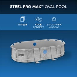 Piscine fuori terra Piscina solo struttura effetto pietra - 427x250x100 cm Bestway 6