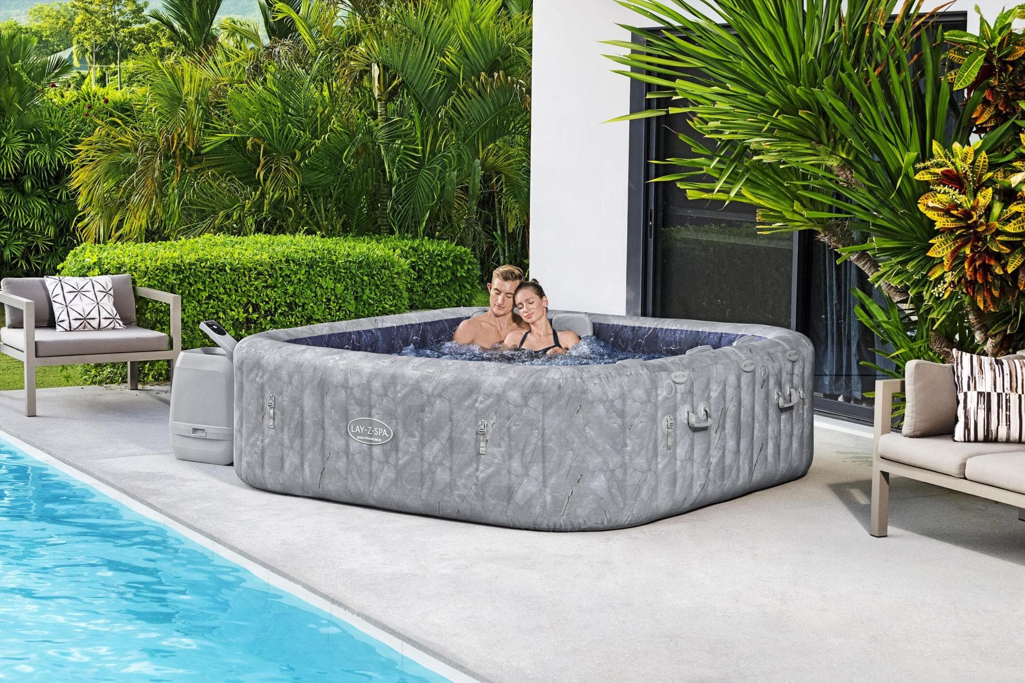 Idromassaggi gonfiabili Lay-Z-Spa Idromassaggio gonfiabile Lay-Z-Spa San Francisco HydroJet Pro 5/7 persone Bestway 3