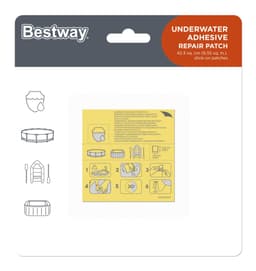 Accessori Piscine e Spa Toppa di riparazione subacquea da 6,5x6,5 cm Bestway 3