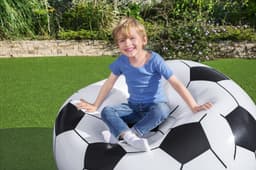 Giochi gonfiabili per bambini Poltrona pouf gonfiabile pallone da calcio Bestway 6