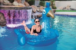 Gonfiabili mare per adulti Pavone gonfiabile blu Bestway 5