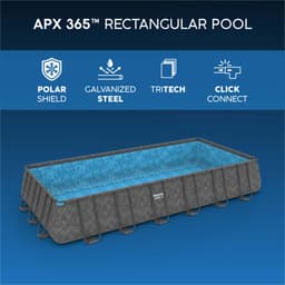Piscine fuori terra Piscina solo struttura e liner APX 365 da 732x366x132 cm Bestway 7