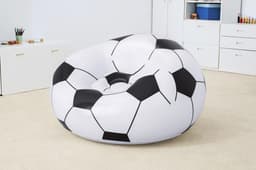 Giochi gonfiabili per bambini Poltrona pouf gonfiabile pallone da calcio Bestway 4