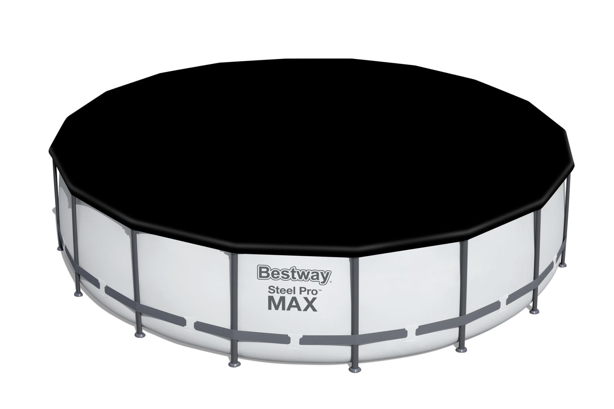 Coperture e Tappetini Copertura rotonda per piscina da 488 e 449 cm Bestway 2
