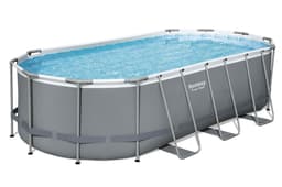 Piscine fuori terra Piscina solo struttura da 549x274x122 cm grigio scuro Bestway 1