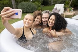 Idromassaggi gonfiabili Lay-Z-Spa Idromassaggio gonfiabile Lay-Z-Spa Cancun AirJet 2-4 persone Bestway 4