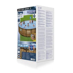 Piscine fuori terra Set piscina da 549x122 cm effetto legno Bestway 7