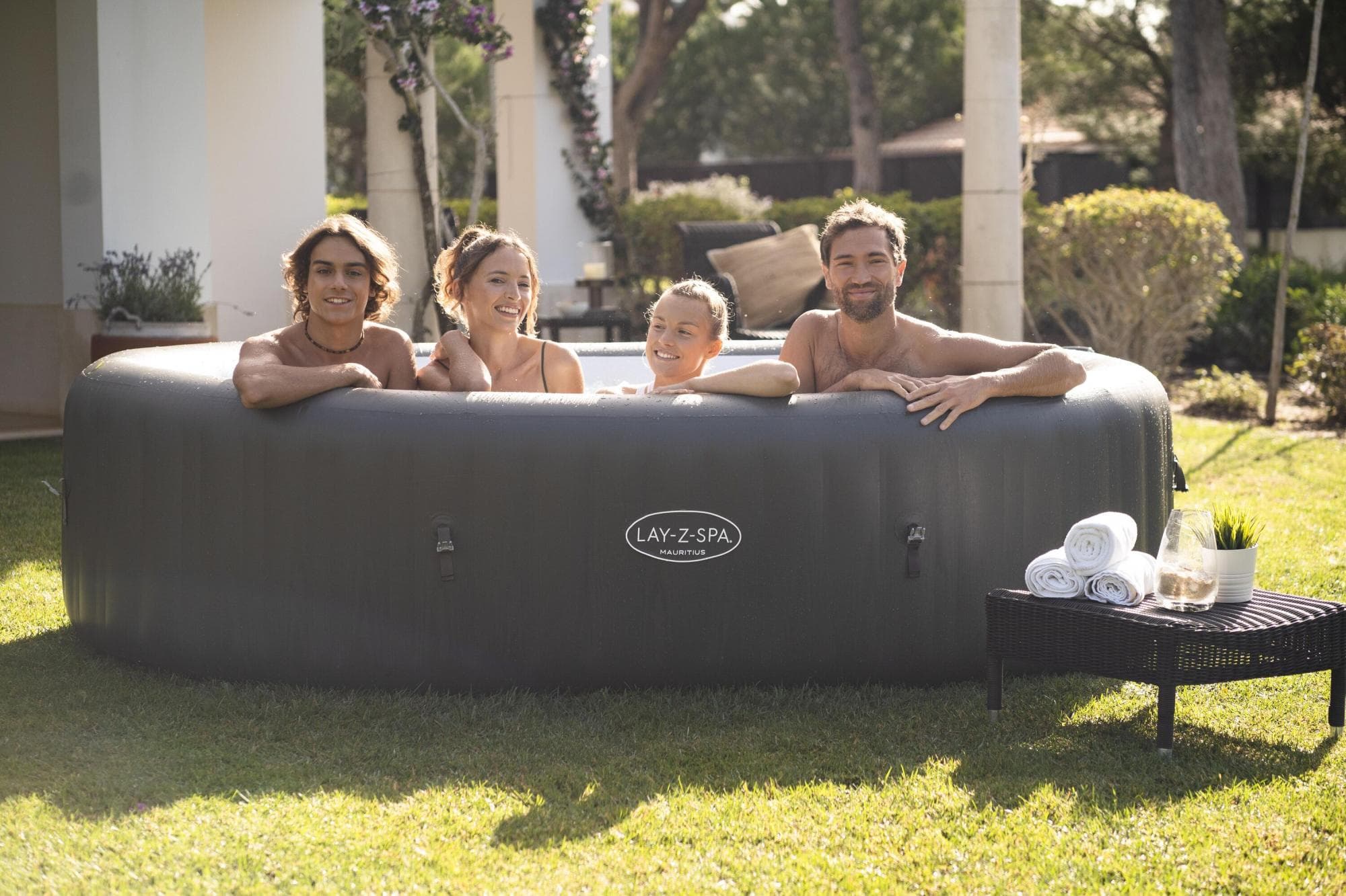 Idromassaggi gonfiabili Lay-Z-Spa Idromassaggio gonfiabile Lay-Z-Spa Mauritius AirJet 5-7 persone con app Bestway 3