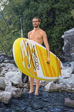 Sport Acquatici Tavola da SUP gonfiabile Aqua Cruise da 320x76x12 cm Bestway 4