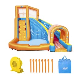 Giochi gonfiabili per bambini Parco acquatico gonfiabile Hurricane Tunnel Blast Constant Air Bestway 8