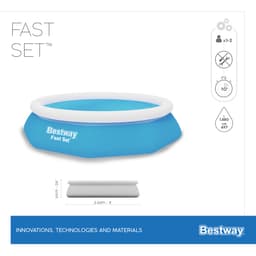 Piscine fuori terra Set piscina gonfiabile Fast Set da 244x61 cm Bestway 5