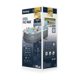 Piscine fuori terra Set piscina grigio scuro da 427x250x100 cm Bestway 7