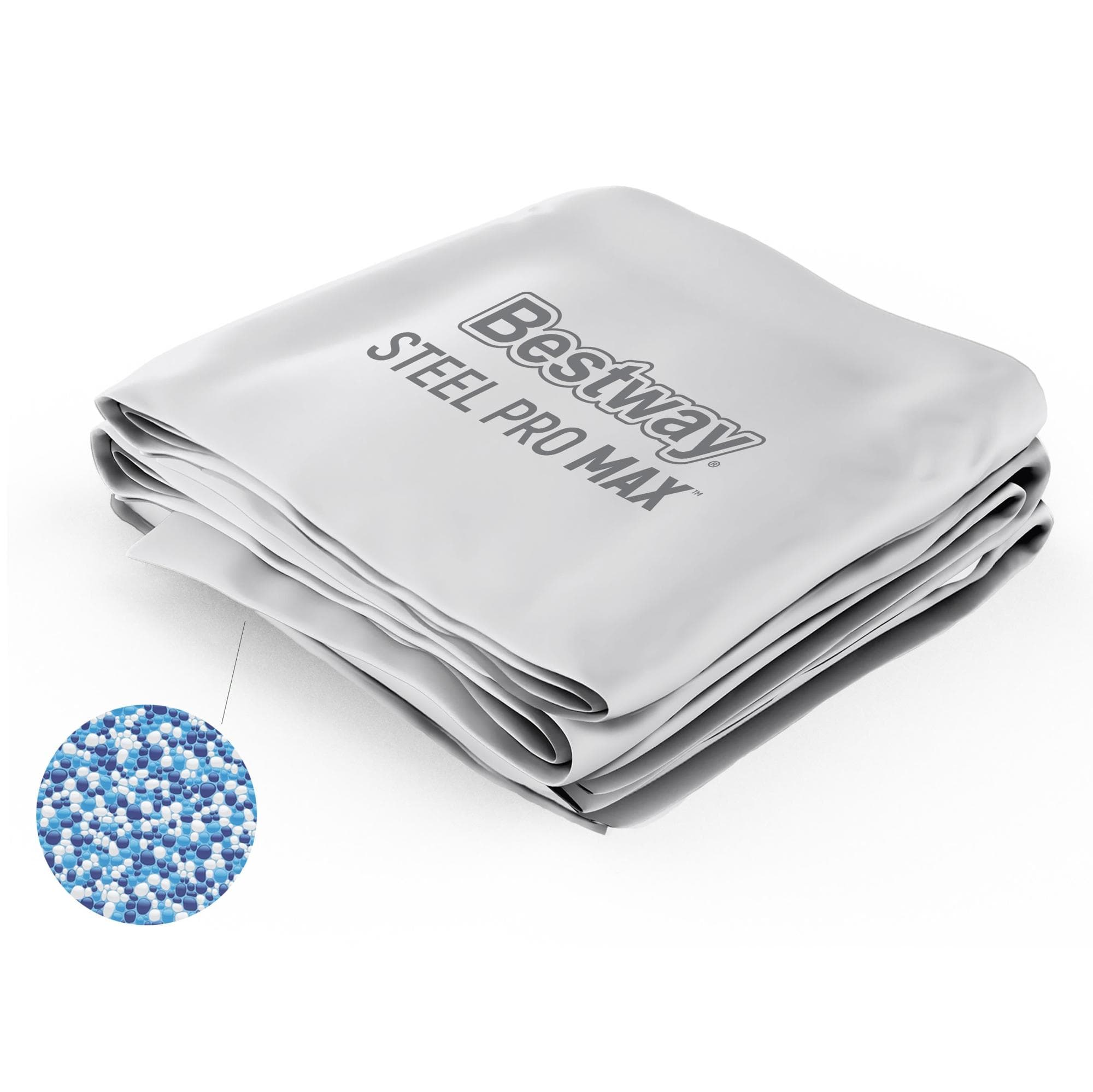 Ricambi Piscine e Spa Liner di ricambio per piscina Steel Pro Max da 427x107 cm grigio chiaro Bestway 1